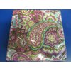 Amscan Decorative Plum Paisley Party Beverage Paper Napkins (16 Pack), 5 x 5, Red