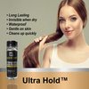 Ultra Hold Hair System Adhesive 1.4oz w/Hair Clip Bundle Saver Pack | Waterproof Invisible Long-Lasting | Front Bonding Toupees Weave Wig Extensions Active Lace Glue | Super Bold Hold Lace Adhesive
