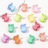 Small Colorful Claw Hair Clips - 40Pcs Mini Strong Grip Hair Accessories for Toddler Girls