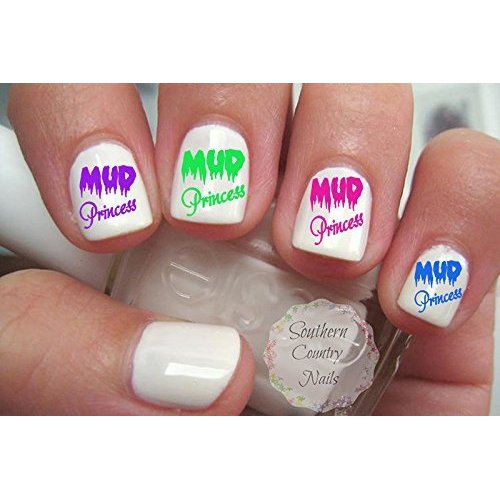 Mud Princess Nail Art Decals