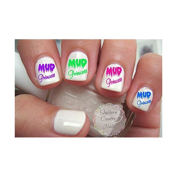 Mud Princess Nail Art Decals