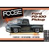 Revell 85-4426 Ford FD-100 Pickup Model Truck Kit 1:25 Scale 78-Piece Skill Level 4 Plastic Model Building Kit , Black, 12 years old and up