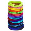 Generic Noor Village Impression Jewellery Hair Elastics Ties Stretchable Rubber Hair Bands for Thin Hair - No Crease Hair Accessories for Women, Men, Girls, and Boys - Elastic Bands (Model 1)