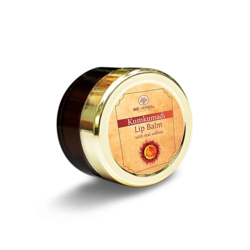 WE HERBAL Honest Ayurveda Kumkumadi Lip Balm | LIP BALM, 1 Count (Pack of 1)
