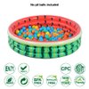Kiddie Pool, Watermelon 3 Ring Inflatable Pool for Kids, Ideal Water Pool in Summer, 45 Inches Inflatable Swimming Pool, for Ages 3+