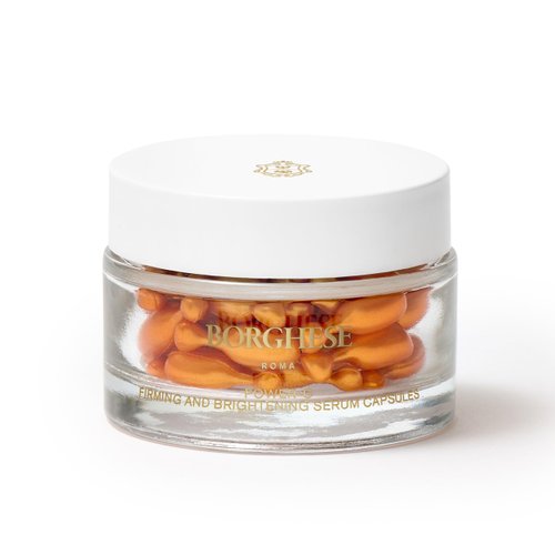 Borghese Power-C Serum, 50 Capsules - 20% Vitamin C Serum For Face, Anti Aging Serum with Vitamin E, Wrinkles, Fine Lines, Firmness