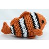 Dog Teeth Cleaning Cotton Crochet Squeaky Dog Toy for Small Dog - Clown Fish