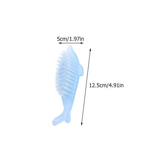 Ipetboom 4pcs Dolphin Nail Brush Foot Pedicure Kit Nail Manicure Kit Remover for Feet Nail Scrub Brush Foot Hard Skin Remover Kids Nail Brush Manicure Tools Clean Animal Plastic