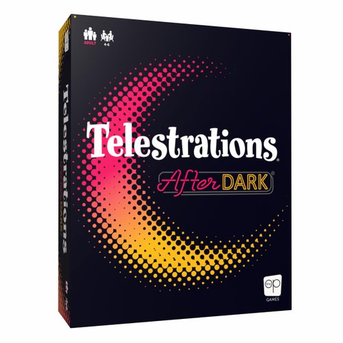 Telestrations: After Dark, The Adult Party Board Game, 6-Player Edition, an Adult Twist on The #1 Party/Family Game, The Telephone Game Sketched Out, Ages 17+, 4-6 Players, 10-15 Minutes Per Round