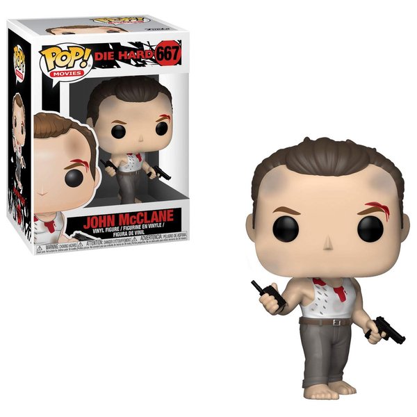Funko Pop Movies: Die Hard - John McClane Collectible Figure, Multicolor