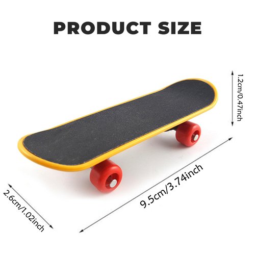 Intatikoo 2 Pcs Bird Toys Mini Skateboard Toys, Small Pets for Play and Training Toys Mini Walking Skateboards Budgies Reptiles Skateboards