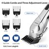 Professional Cordless Hair Clippers for Men, Maquina Para Cortar Pelo De Hombre Rechargeable LED Display Mens Beard Trimmer Full Metal Body Low Nosie Home Barber Hair Cutting Kit Set for Men/Kids