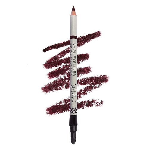Jillian Dempsey Khôl Eyeliner | Waterproof Eyeliner Pencil with Built-in Smudger | Long-Lasting Intense Color I Deep Burgundy