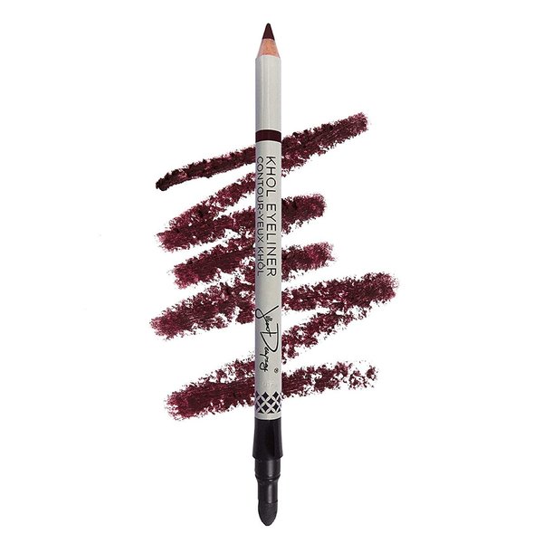Jillian Dempsey Khôl Eyeliner | Waterproof Eyeliner Pencil with Built-in Smudger | Long-Lasting Intense Color I Deep Burgundy