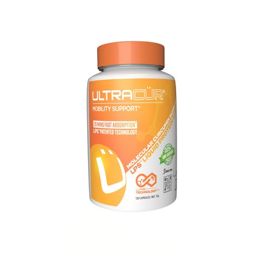 UltraCur Curcumin Complex Supplement - Ultra Bioavailable High Absorption Turmeric Curcumin Supplement for Joint, Muscle & Brain Support - Patented Protisorb for Premium Absorption – 120 Capsules