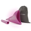 The Original YESINDEED Female Urination Device Silicone Funnel Urine Portable Urinal for Women Standing Up to Pee Reusable Easy to Clean, for After Surgery, Outdoor Activities +Extension Tube (Lilac)