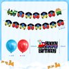 RGT 26 PCS Chugga Chugga Two Two Party Supplies Train Theme 2nd Birthday Decoration Train Birthday Cake Topper