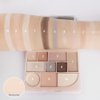 Shimmer Matte Eyeshadow Palette.Longwearing Highly Pigmented Natural Beige Gold Glitter Powder Palet.Matt Shiny Eye Makeup paleta de sombras.01#