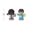 F-Price Toy Figure Pack ~ Story Starter Figure Set - HBW65 ~ Doctor and Nurse Figures, Purple, White, Blue, Gray