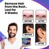 Waxfans Nose Wax Kit Men,Ear Hair Wax Kit,100g Wax,for 20 Uses,Nose & Ear Hair Removal for Men and Women,Long-lasting for 4 Week (Purple)