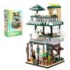 wriyvngs Street View Mini Building Blocks Coffee House Shop Store Building Kit Simulation Construction Educational Creative Toy for Boys Girls Age 8+ 1025 pcs
