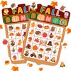 JUESMOS Fall Bingo Game for Kids Adults Fall Games Bingo Cards Autumn Party Games 24 Players Fall Bingo Harvest Game Fall Thanksgiving Game Supplies for School Classroom Family Activities Party Favors