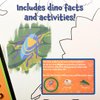 READY 2 LEARN Water Art Activity Book - Dinosaurs - 6 Activities - Mess-Free Coloring Book - Learn About Dinos - Reveal Vibrant, Prehistoric Designs