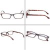 Kerecsen 4 Pack Reading Glasses for Women/Men Spring Hinges Readers Glasses Lightweight Eyeglasses (2 Black 2 Tortoise, 1.50)