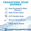 Cleanstream Shower Enema System, 6-Foot Hose, 5-Inch and 3.5-Inch Nozzles, Water Flow Regulator, Rubber Washers, Cleaner Kit for Men and Women