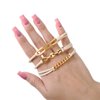 Gold Silver Bracelet Hair Ties for Women (GOLD)