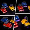 Tracks Cars Replacement only, Toy Cars for Magic Tracks Glow in the Dark, Racing Car Track Accessories with 5 Flashing LED Lights, Compatible with Most Car Tracks for Kids Boys and Girls(3pack)