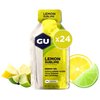 GU Energy Original Sports Nutrition Energy Gel, Vegan, Gluten-Free, Kosher, and Dairy-Free On-the-Go Energy for Any Workout, 24-Count, Lemon Sublime