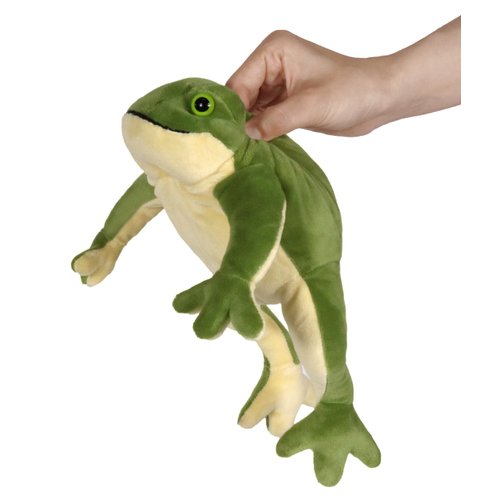 Ice King Bear Wild Animal Small Stuffed Animals Zoo Family Plush Toy (Frog 8 Inches)