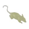 Hocai 10 Pieces Glow in The Dark Fake Rat Night Light Illusion Luminous Realistic Plastic Fake Mouse Fake Mice Spooky Rats for Halloween Trick Toys Decoration Supplies (Green)