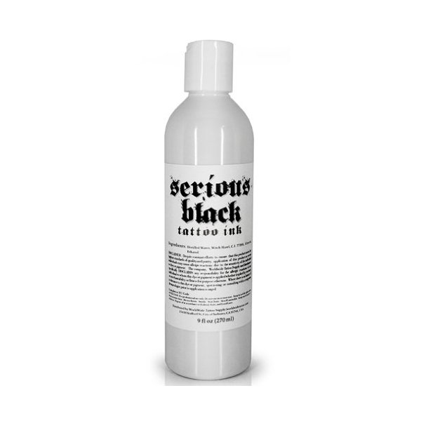 Serious Black Lining & Shading Tattoo Ink 8.45-oz -Tattoo Supplies-