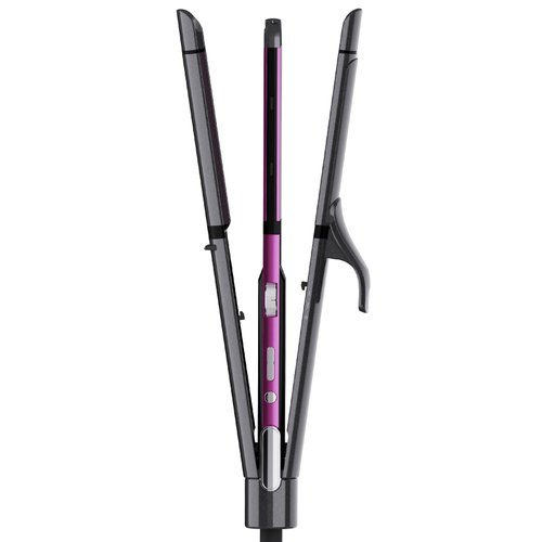 PRITECH 3-IN-1Multifunctional Hair Iron, Ceramic Flat Iron with Negative Ions, Adjustable Temp(260℉-430℉)
