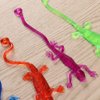 STOBOK Sticky Lizard, 24pcs Funny Sticky Lizard Toy Sticky Hands Lizard Gecko Figures Stretchy Sticky Lizards for Cosplay, Party Favors (Random Color)