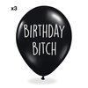 Funny Party Pieces Abusive Birthday Balloons - Pack Of 12 Different Funny Offensive Balloons (For Her)