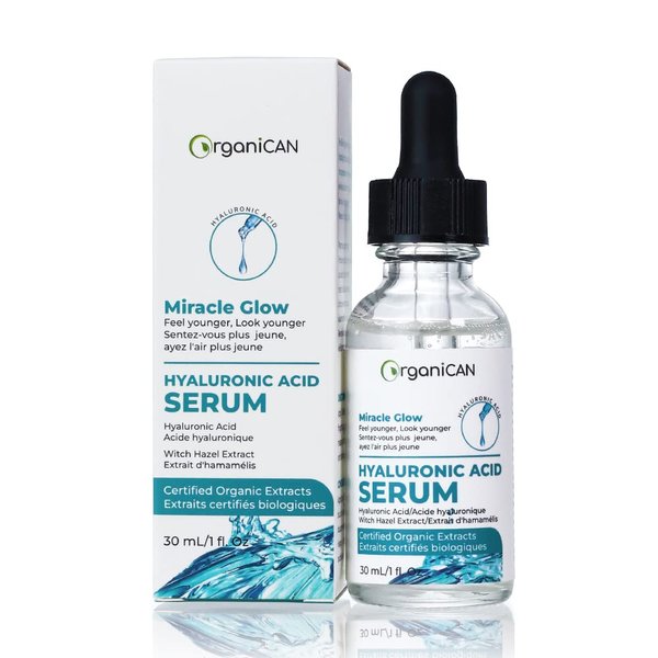 Hyaluronic Acid Serum with Vitamin C & E - Skin Brightening,Anti Aging,Plumping, Hydrating Collagen Boost for Reducing Fine Lines, Wrinkles - Non Greasy,Fragrance Free