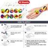 Generic 100 PCS Beach Ball Theme Summer Birthday Party Decorations Swimming Pool Balls Tatoos Stickers Party Favors Decor Supplies Sand Balls Water Party School Prizes Rewards