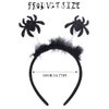 Fashey Halloween Headband Black Bat Hair Band Spider Headbands Cosplay Festival Halloween Hair Accessories for Women and Girls