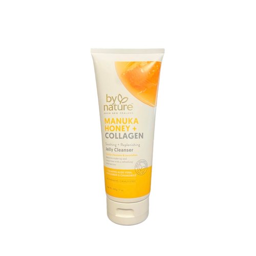 By Nature Manuka Honey+Collagen Jelly Cleanser, 7 Fl Oz (Pack of 1)