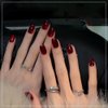 NAILKISS Wine Red Cat Eye Magnetic Gel Polish (A-008)
