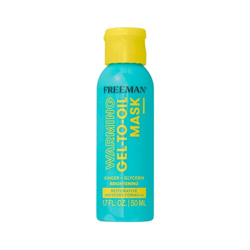 Freeman Warming Gel-To-Oil Mask, Moisturizing & Rejuvenating Face Mask, In-Shower Heated Facial Mask, Ginger Extract Preserves Skin Collagen, Achieve Supple, Hydrated Skin, 1.7 fl.oz./ 50 mL Bottle