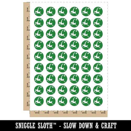 Soccer Player Bicycle Overhead Scissors Kick Ball Association Football Temporary Tattoo Water Resistant Fake Body Art Set Collection - 54 1" Tattoos (1 Sheet)