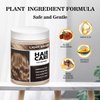 Joyful Young Vegan Semi-Permanent Hair Color Mask – Ammonia-Free, Paraben & Sulfate-Free Hair Dye & Depositing Conditioner, Plant-Based Formula, Long-Lasting Color in Minutes, 300ml (LIGHT BROWN)