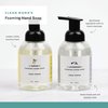 CLEAN MAMA Plant-Derived Foaming Hand Soap - Aromatic and Nourishing Hand Wash, Natural Essential Oils Infused - USDA Certified Biobased - 12 Ounce, Lemon