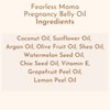 Fearless Mama Belly Oil - Help Prevent Stretch Marks + Smoothing Therapy - Quick-Dry pregnancy Belly + Body Oil - Nutrient Rich with Shea Oil and Vitamin E, Supports Skin as it Stretches