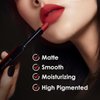 CARSLAN Light Cream Longwear Lipstick, 12H Longlasting Matte Lipstick, High Impact Lip color with Moisturizing Formula with Vitamin E, M04, 0.06 Oz