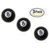 Billiards 8-Ball Designed Golf Balls - 3 balls in a box